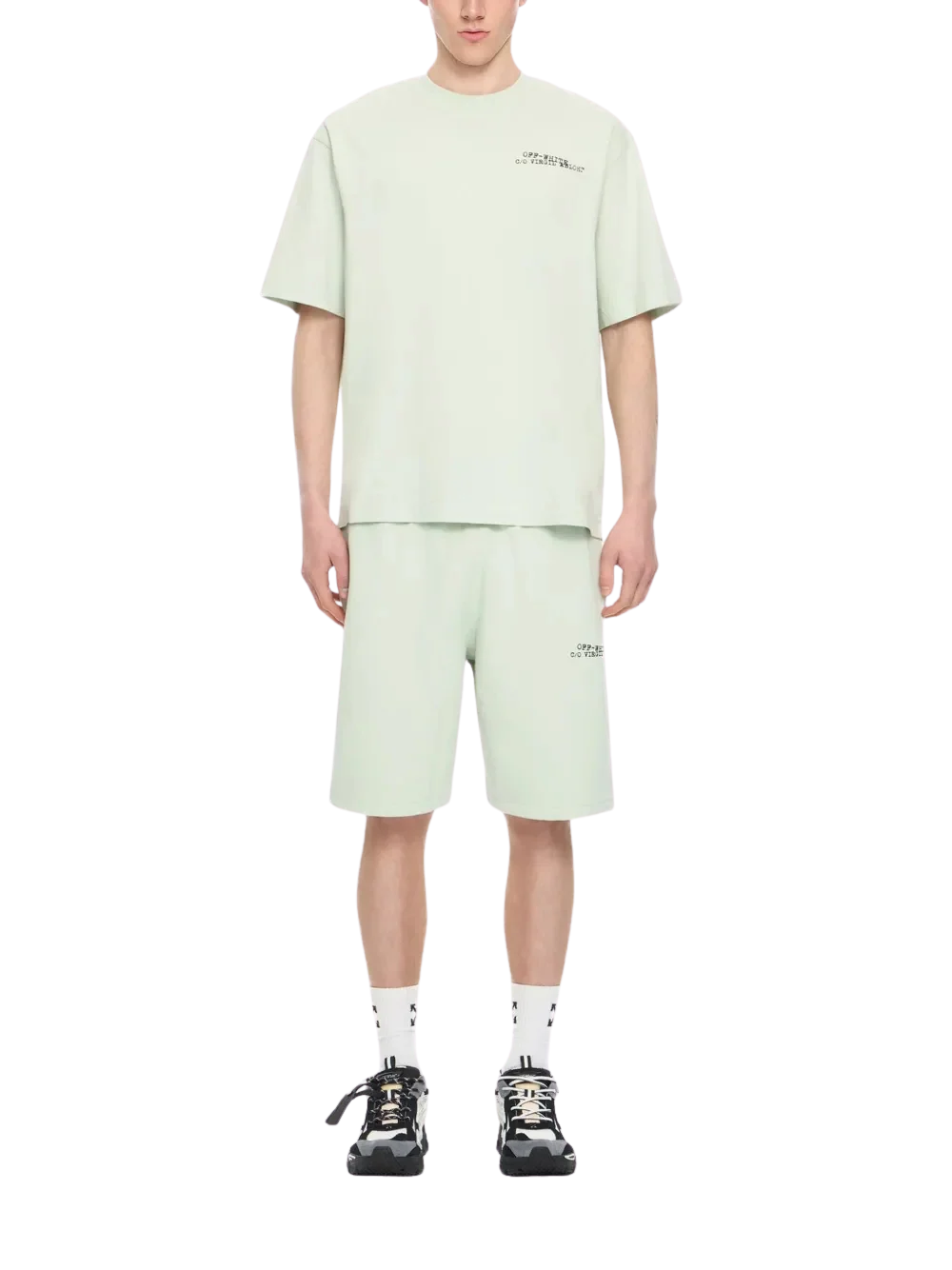 Off White - Arrow Skate Green T-Shirt