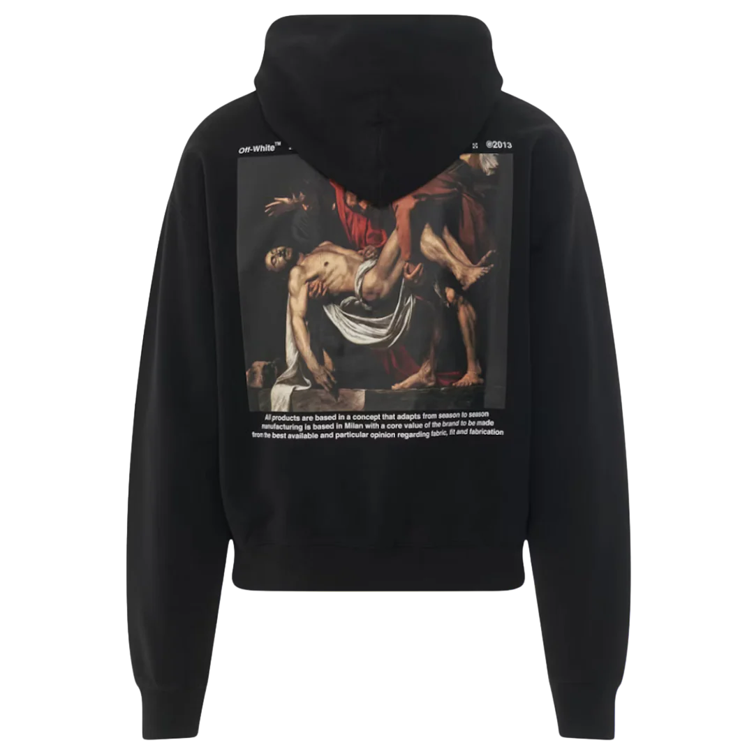 Off White - Caravaggio Deposition Print Oversized Hoodie