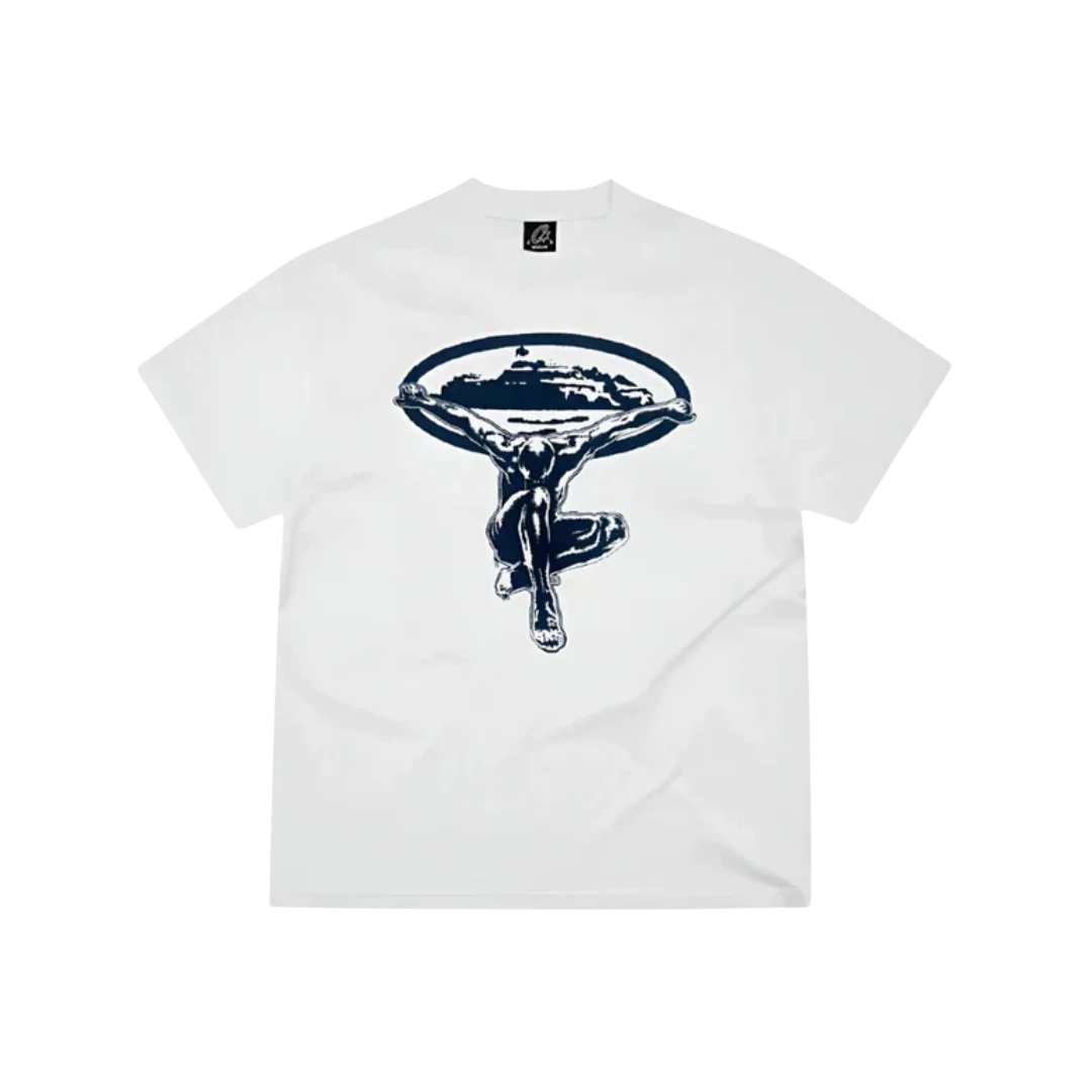 Corteiz Man Of Steel Tee White