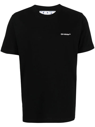 Off White - Wave Outline T-Shirts Black