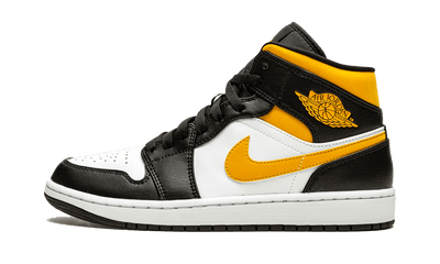 Jordan 1 Mid White Pollen Black