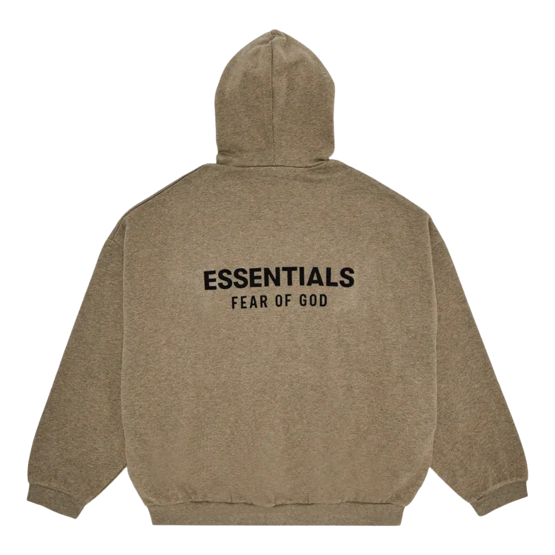 Fear of God Essentials Fleece Hoodie (FW24) Heather Gray