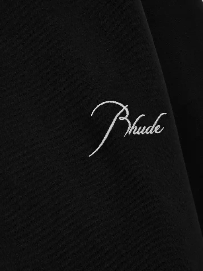 Rhude - Classique Full Zip Hoodie Black