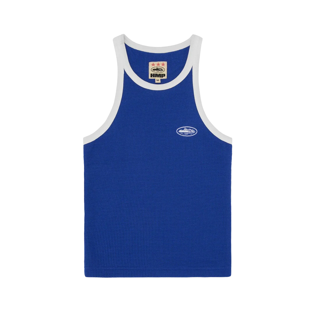 Corteiz Women's Classic Tank Top Royal Blue/White