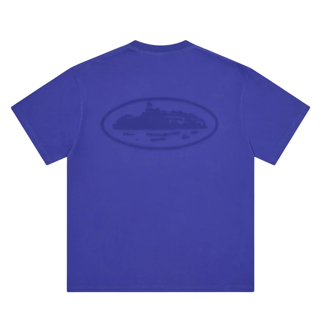 Corteiz Og Island Knockout Tee Indigo Blue