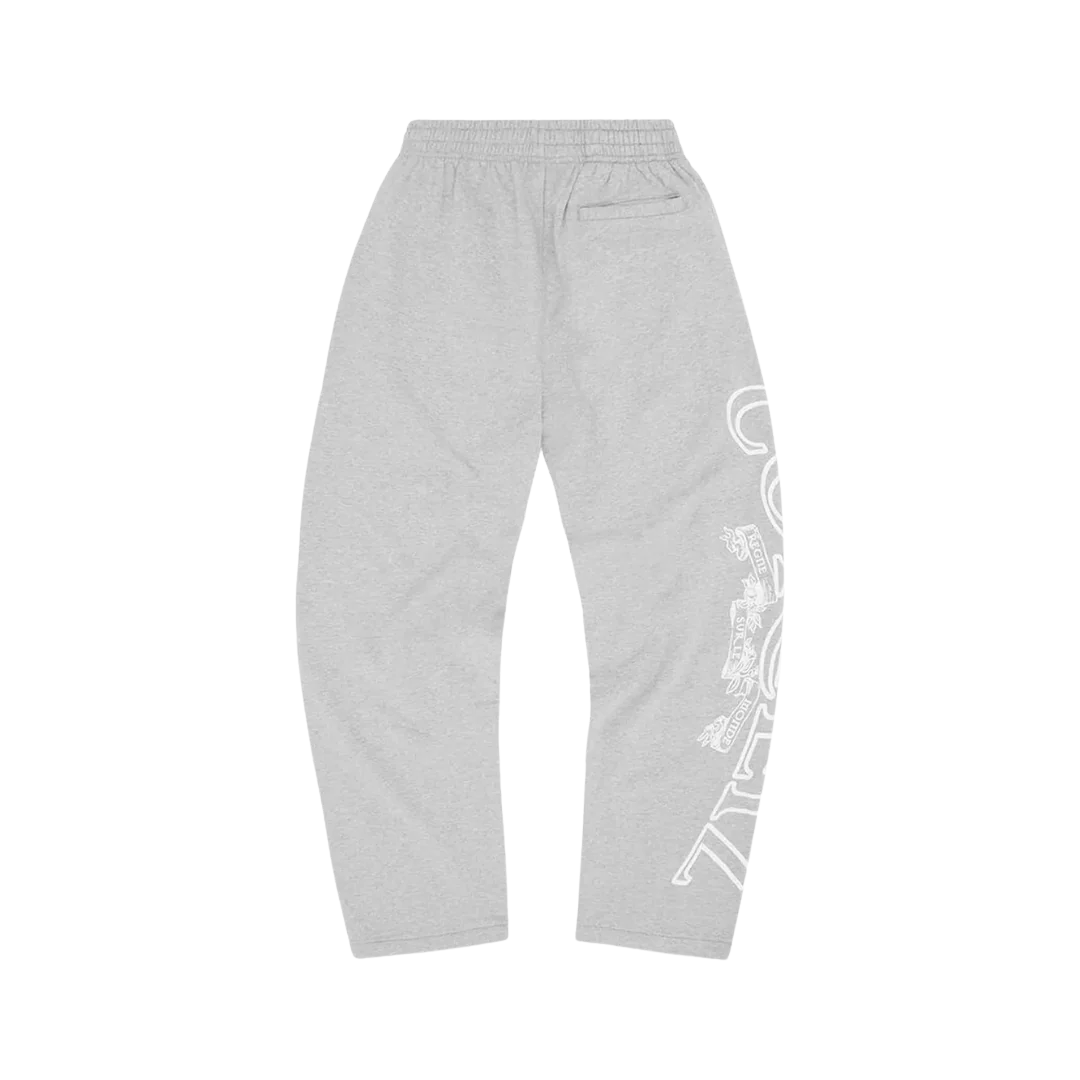 Corteiz Superior Royale Open Hem Pant Heather Grey