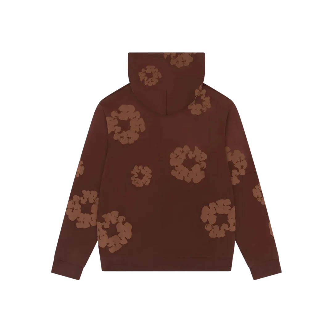 Denim Tears Mono Cotton Wreath Hoodie Brown