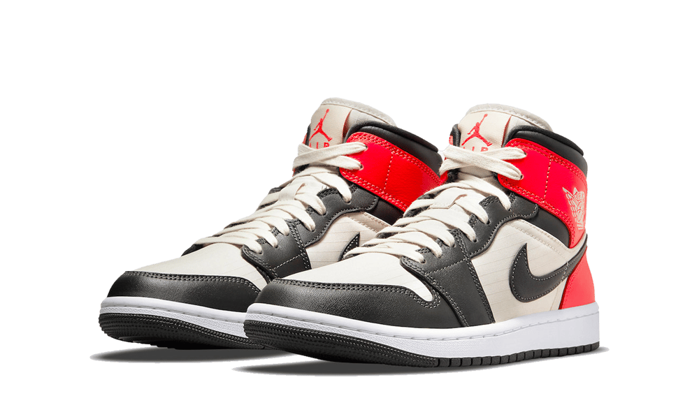 Jordan 1 Mid Newsprint Light Orewood Brown (W)