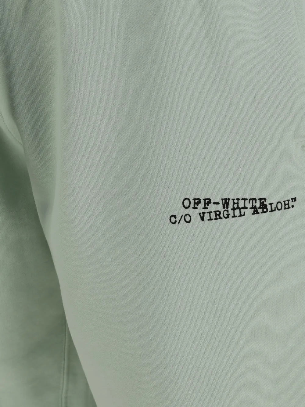 Off White - Arrow Skate Green Sweatshorts