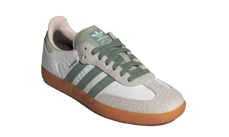adidas Samba OG Silver Green Putty Mauve Womens