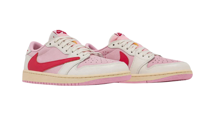 Jordan 1 Retro Low OG SP Travis Scott Sail Tropical Pink