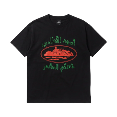 Corteiz x Morocco World Cup Edition Og Alcatraz Tee Black