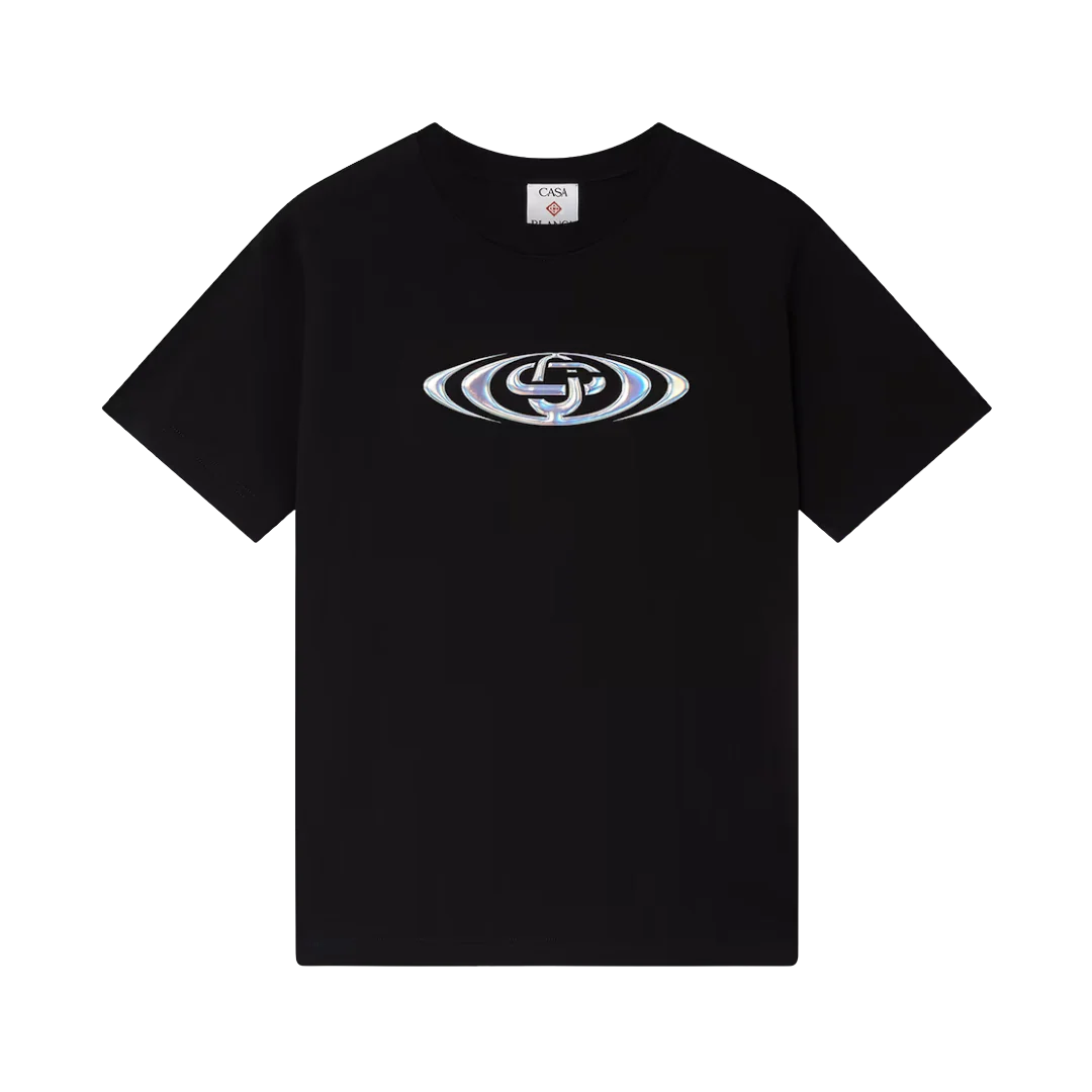 Casablanca - Warped Logo Classic T-Shirt Black