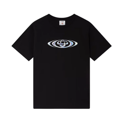 Casablanca - Warped Logo Classic T-Shirt Black