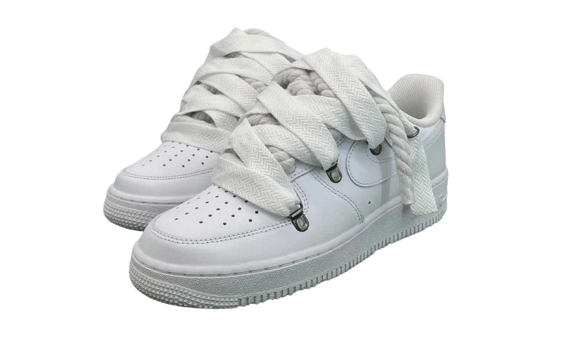 Air Force 1 Rope Laces Lanvin White