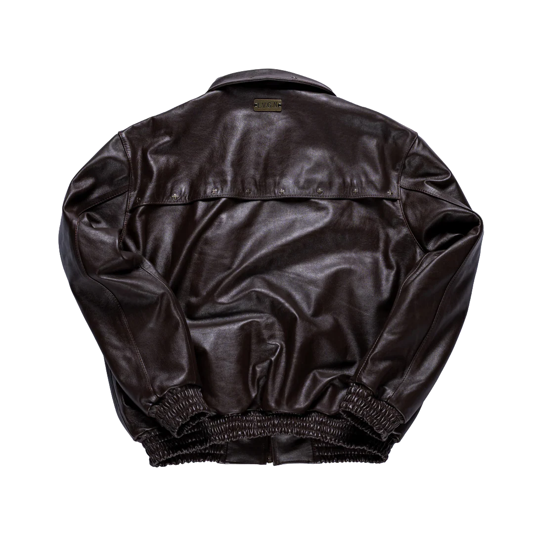 LVGN - Chocolate Leather Jacket