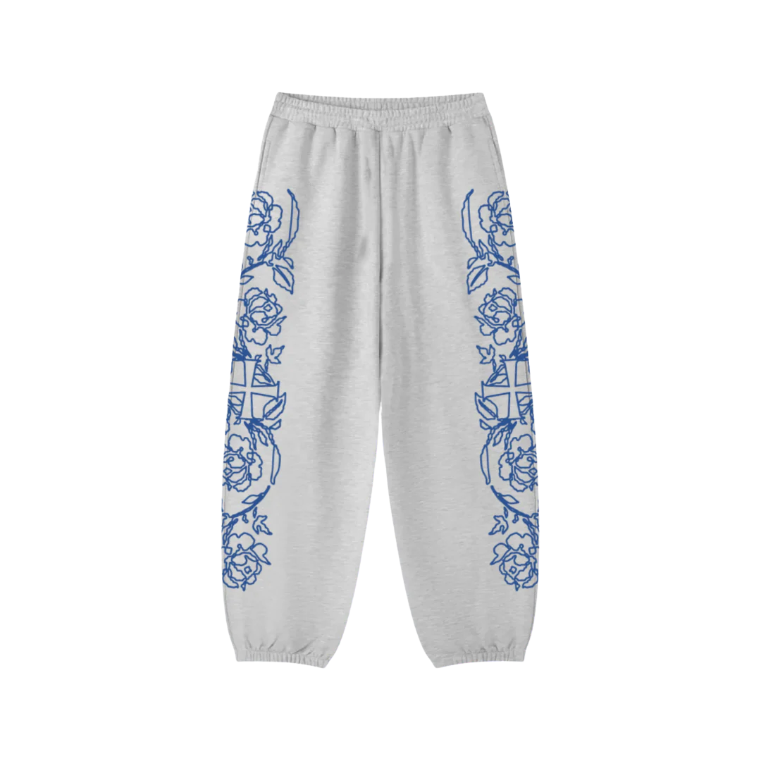 LVGN - Grey Heraldic Sweatpant