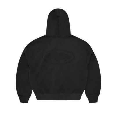 Corteiz Island Knockout Zip Hoodie Black