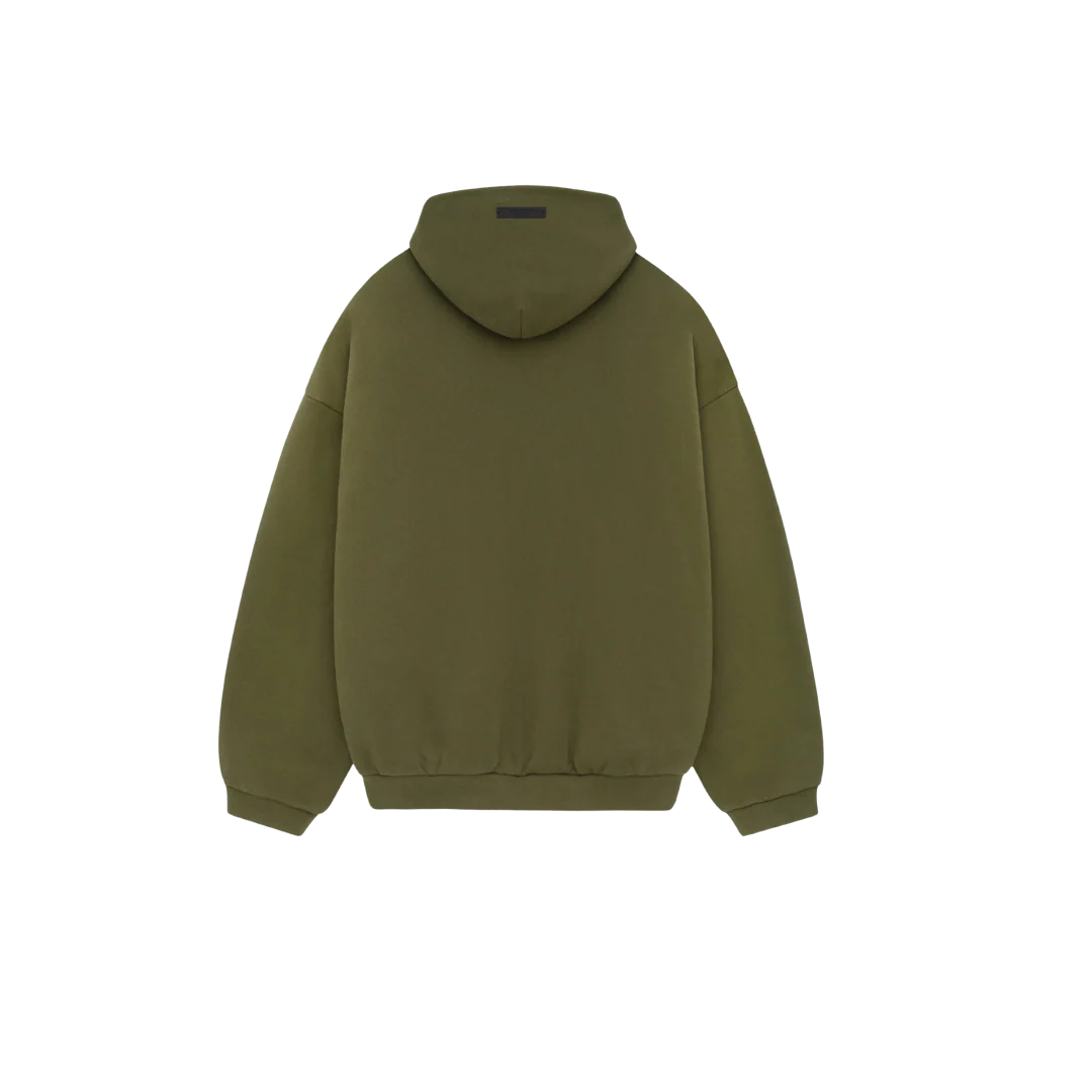 Fear of God Essentials Fleece Hoodie Military