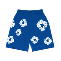 Denim Tears The Cotton Wreath Shorts Royal Blue
