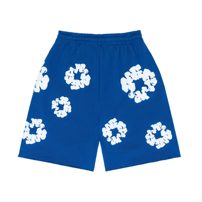 Denim Tears The Cotton Wreath Shorts Royal Blue