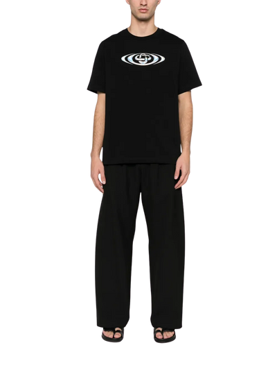 Casablanca - Warped Logo Classic T-Shirt Black