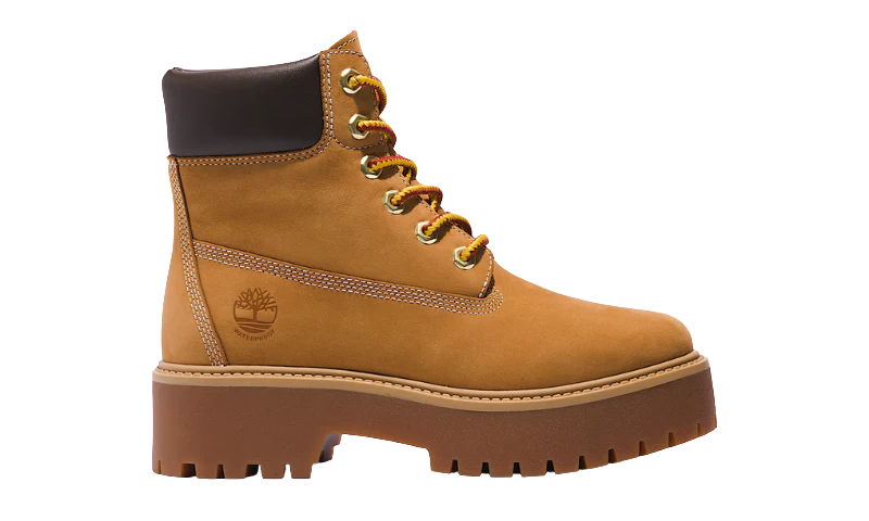 Timberland Stone Street 6 Inch Lace Waterproof Boot Wheat