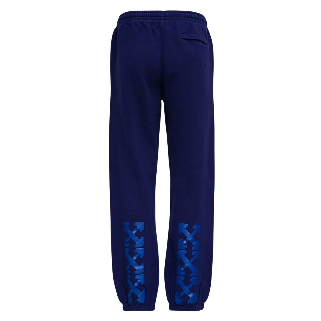 Off White Rubber Arrow Sweatpants Blue