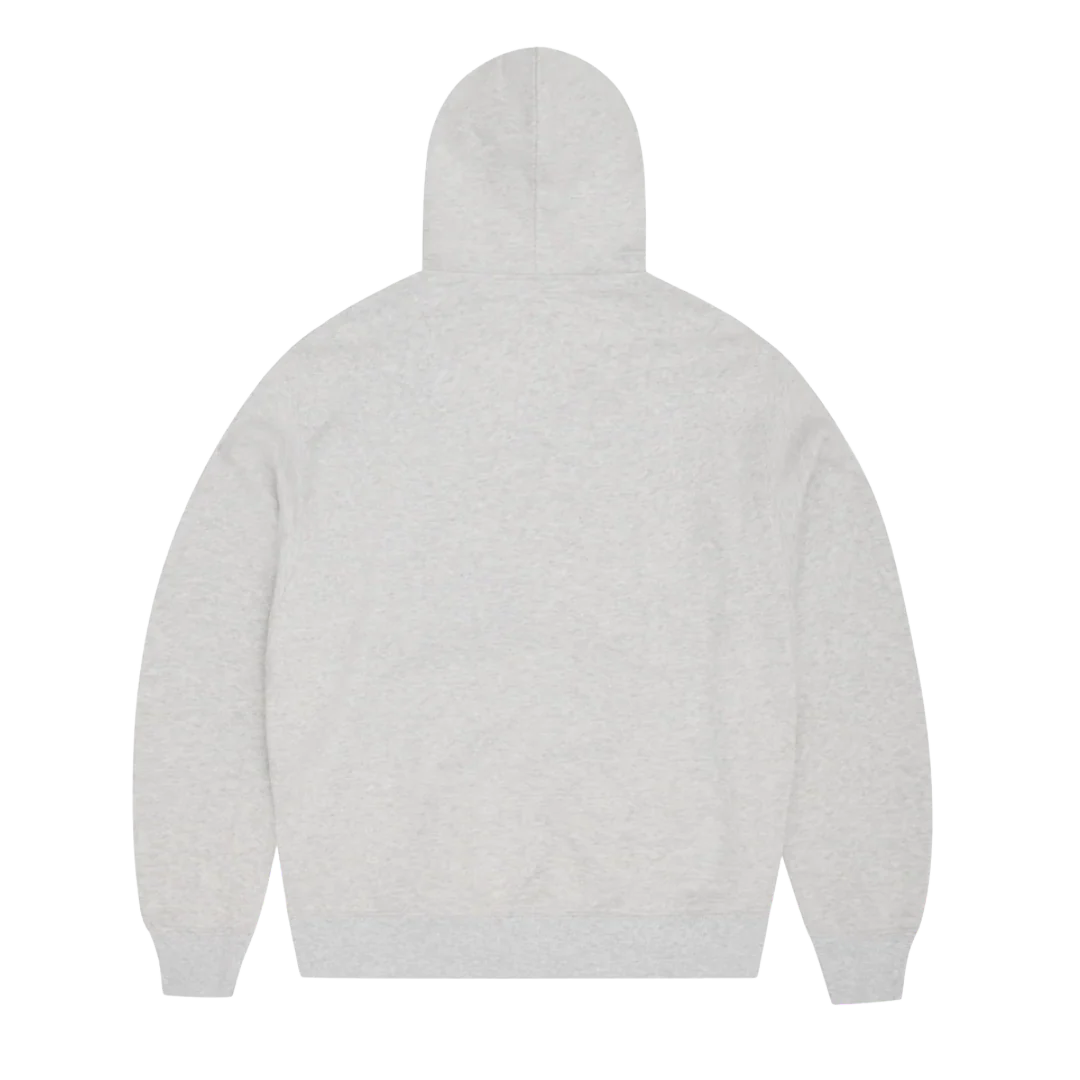 Corteiz Lion Boxy Zip Up Hoodie Light Heather