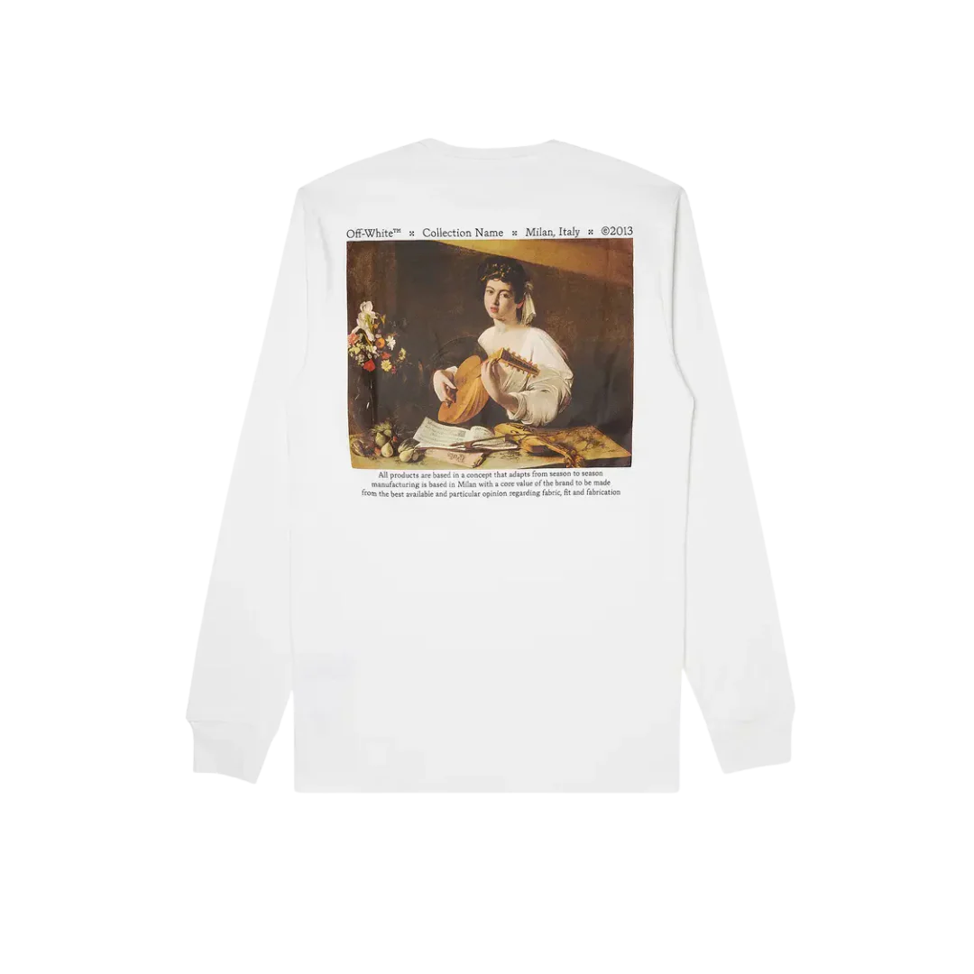 Off White - Caravaggio Lute Long-Sleeve Tee `White/Multicolor´
