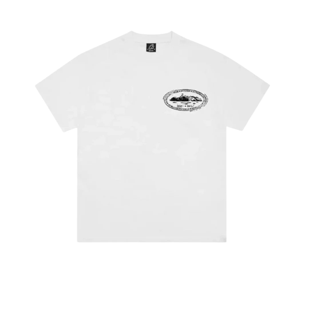 Corteiz Og Island Stamp Tee White