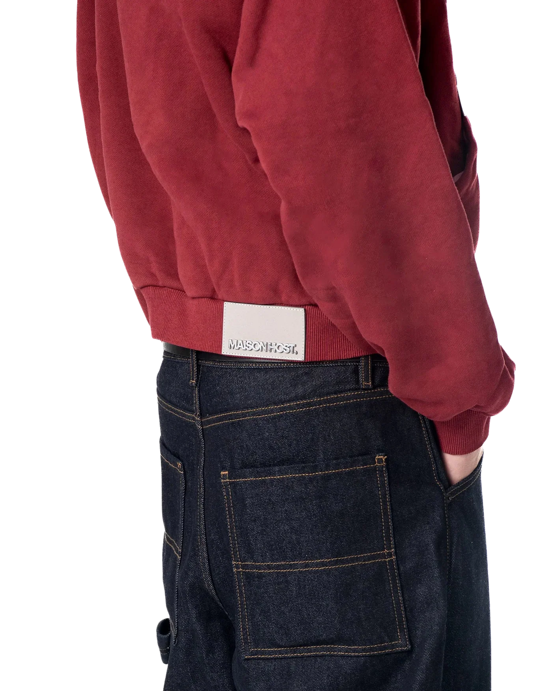 Host - Home Dyed Red Hoodie