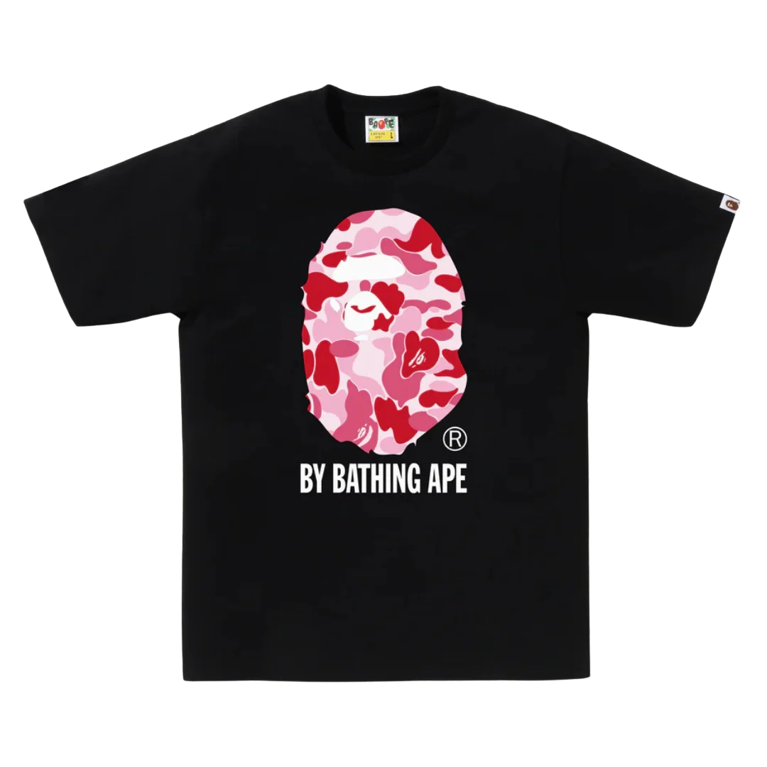 Bape ABC Camo By Bathing Ape Tee Black/Pink