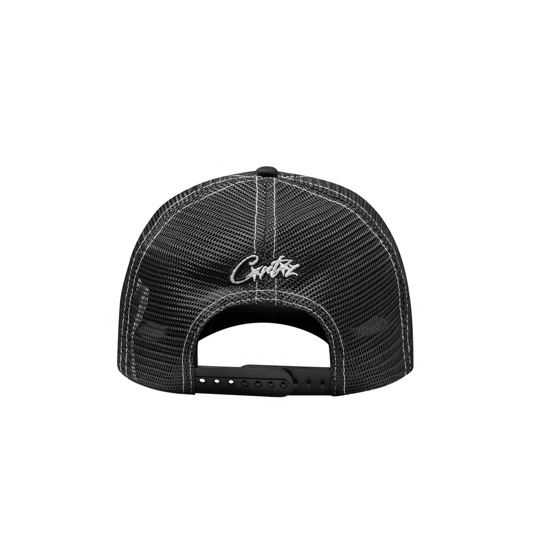 Corteiz Og Island Outline Trucker Hat Black