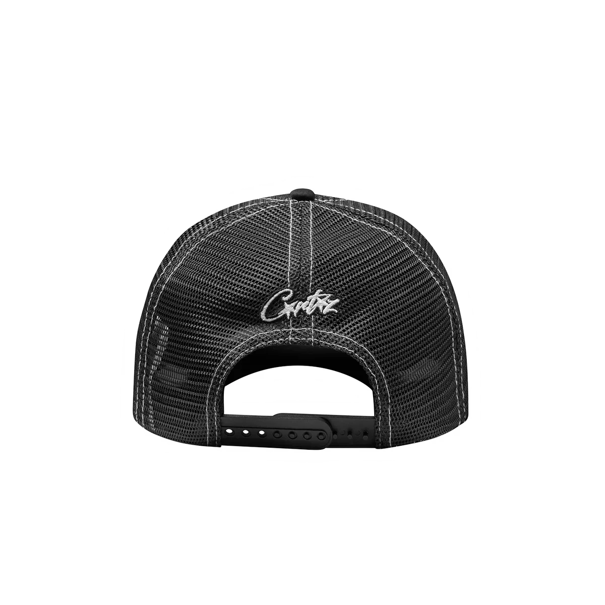 Corteiz Og Island Outline Trucker Hat Black