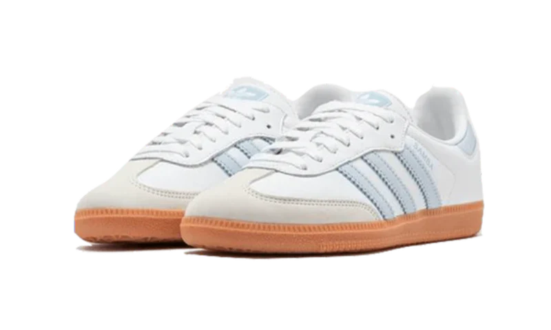 Adidas Samba OG White Halo Blue Gum