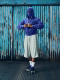 Corteiz Island Knockout Zip Hoodie Indigo Blue