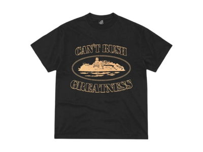 Corteiz x Central Cee Can't Rush Greatness Tee Black