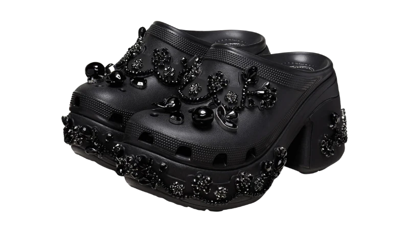 Crocs Siren Clog Simone Rocha Black