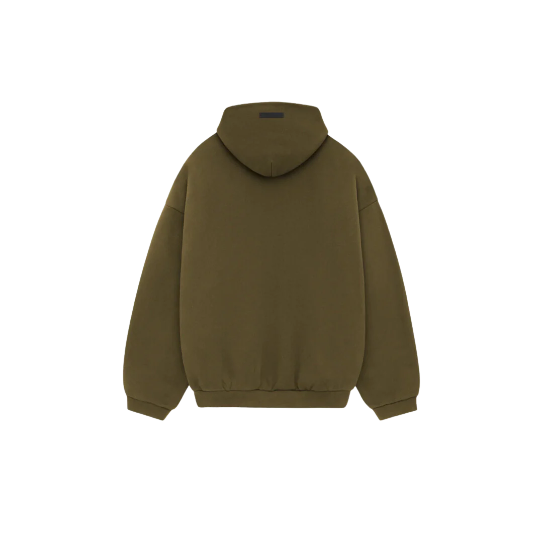 Fear of God Essentials Fleece Hoodie Olive