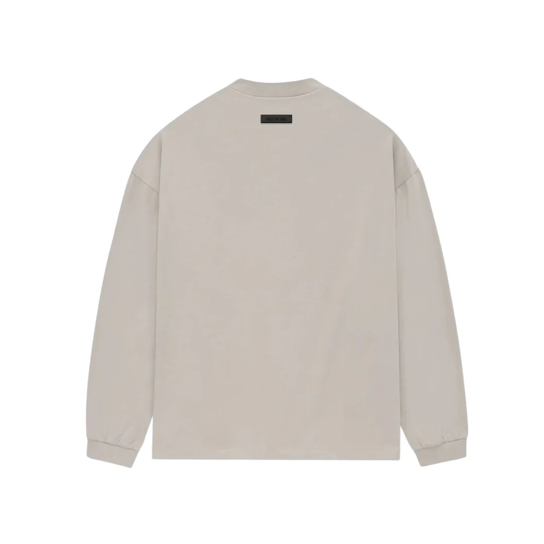 Fear of God Essentials Long Sleeve Tee Silver Cloud