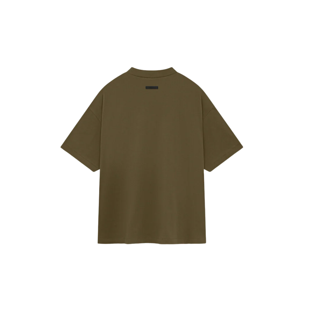 Fear of God Essentials Jersey Crewneck Tee Olive