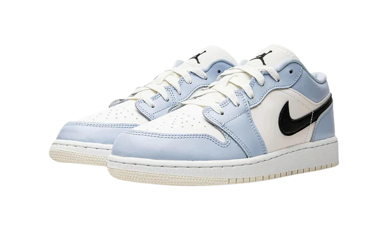 Jordan 1 Low Ice Blue Black (GS)
