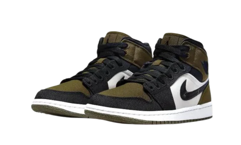 Jordan 1 Mid Olive Toe