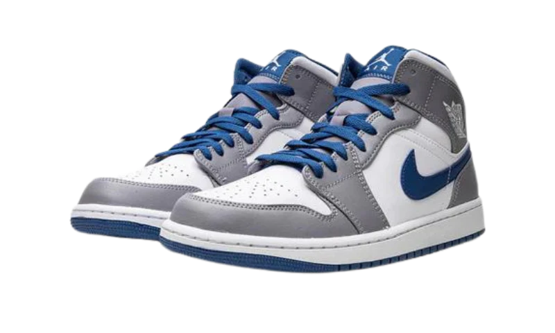 Jordan 1 Mid True Blue Cement