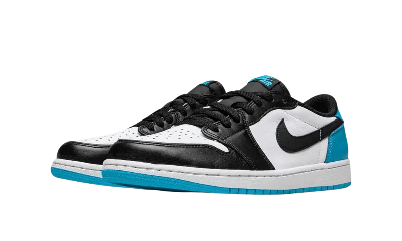 Jordan 1 Retro Low OG Black Dark Powder Blue