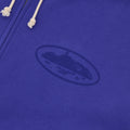 Corteiz Island Knockout Zip Hoodie Indigo Blue