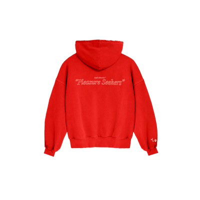 lealCollective - Pleasure Hoodie Rosso