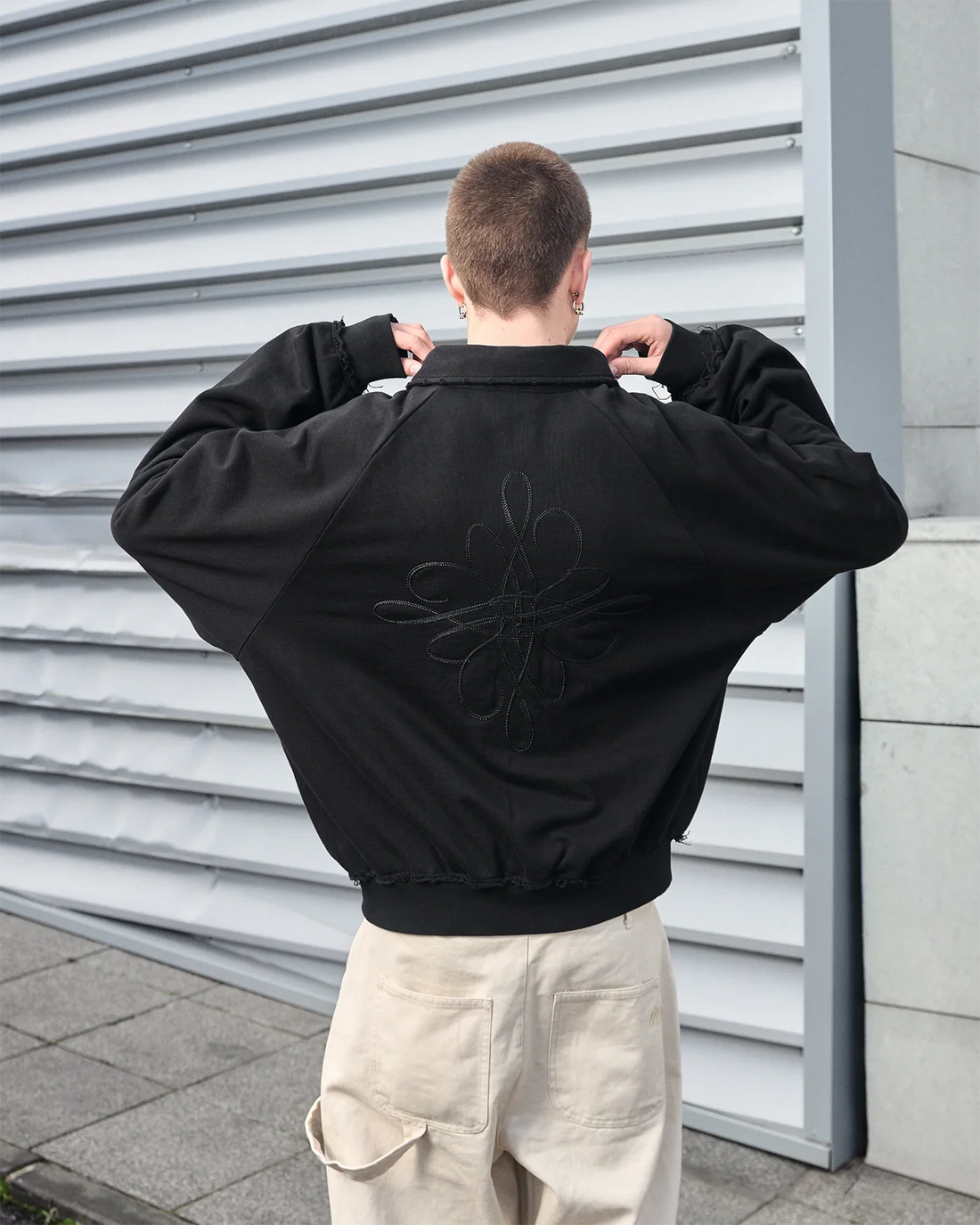 Host - Luxe Polo Crewneck Black