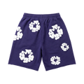 Denim Tears The Cotton Wreath Shorts Purple